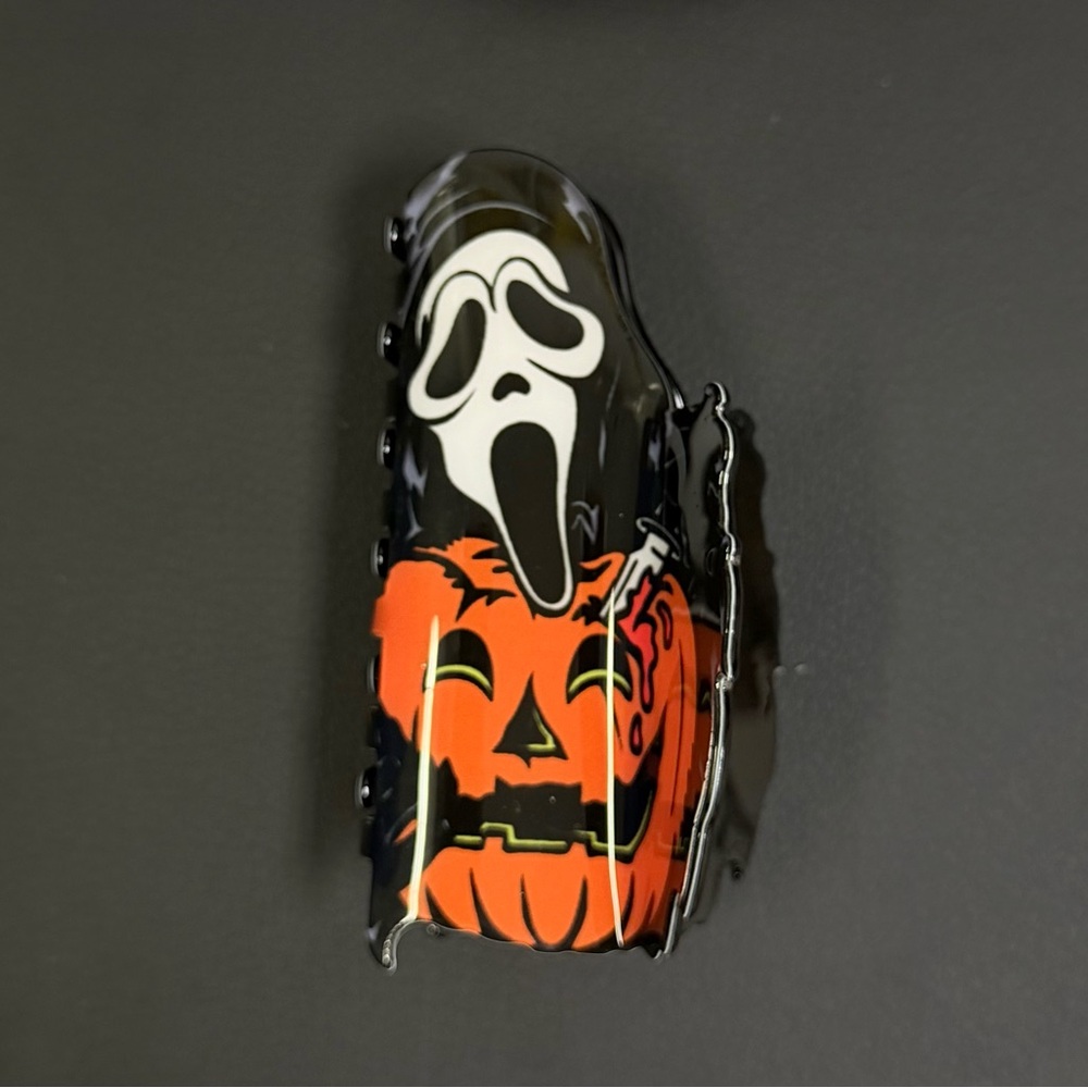 SCREAM Pumpkin Hair Clip